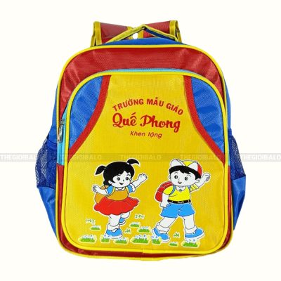 May balo đồng phục trường mẫu giáo Quê Hương 2