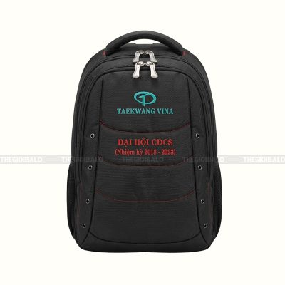May balo laptop in logo theo yêu cầu 2