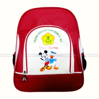 May balo trẻ em mẫu giáo giá rẻ in logo theo yêu cầu 2