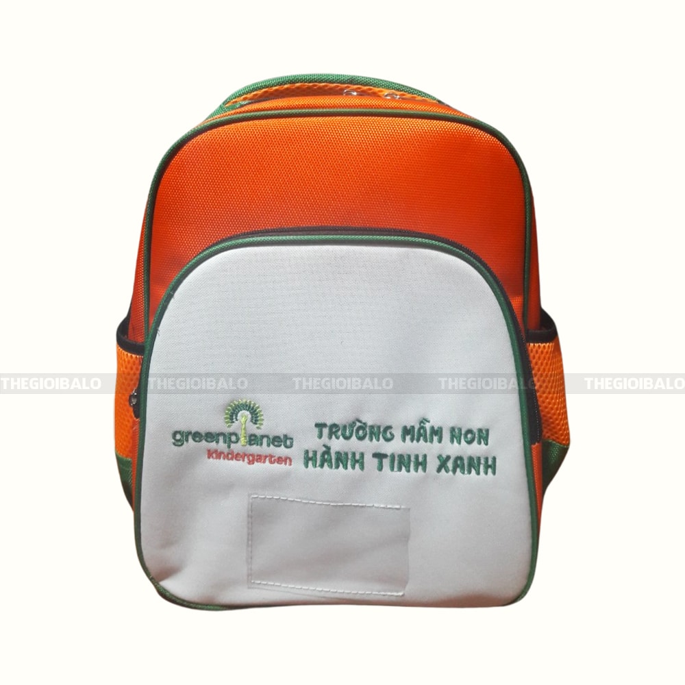 May balo trường mầm non Hành Tinh Xanh 1