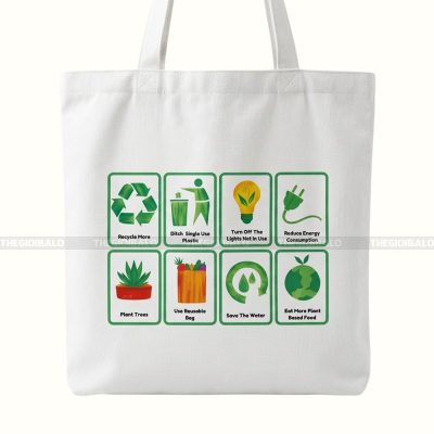 May túi vải bố quà tặng in logo quảng cáo 2