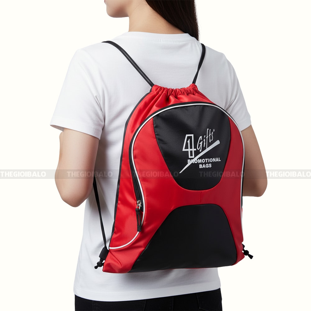 Xưởng may túi dây rút theo yêu cầu in logo giá xưởng 1